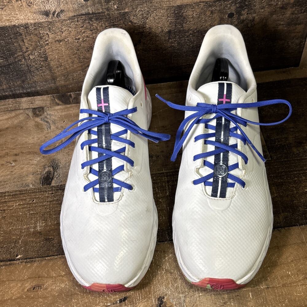 G/Fore GFORE MG4+ Ghost Project Golf Shoe Sneakers 11.5 Pink White NO INSOLES - Picture 4 of 9